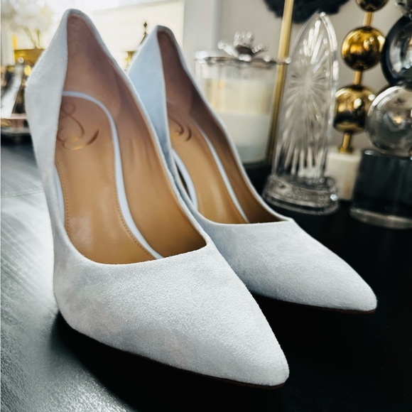 Sam Edelman Hazel Pump, Light Blue Suede ✨ - Picture 9 of 12